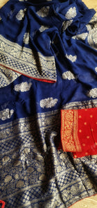 Amazing khaddi gorgette saree