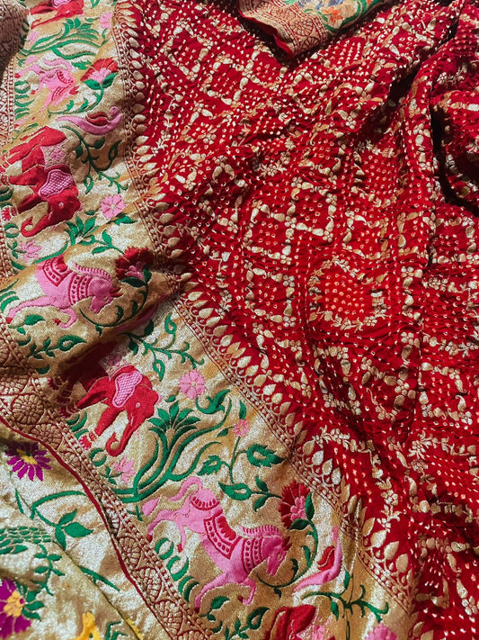 Anvesha handwoven dupatta - Saffronfashionindia