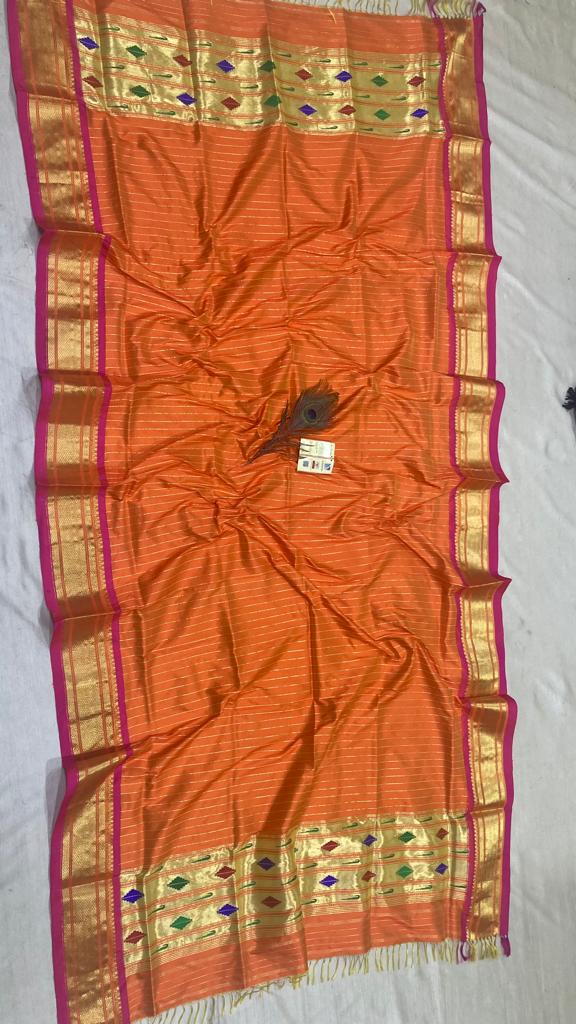 Paithani inspired dupatta - Saffronfashionindia