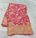 Gloria gorgette chiffon saree