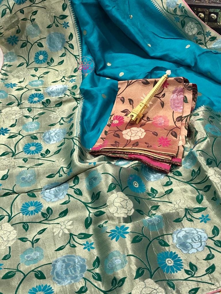 Banarsi bridal saree - Saffronfashionindia