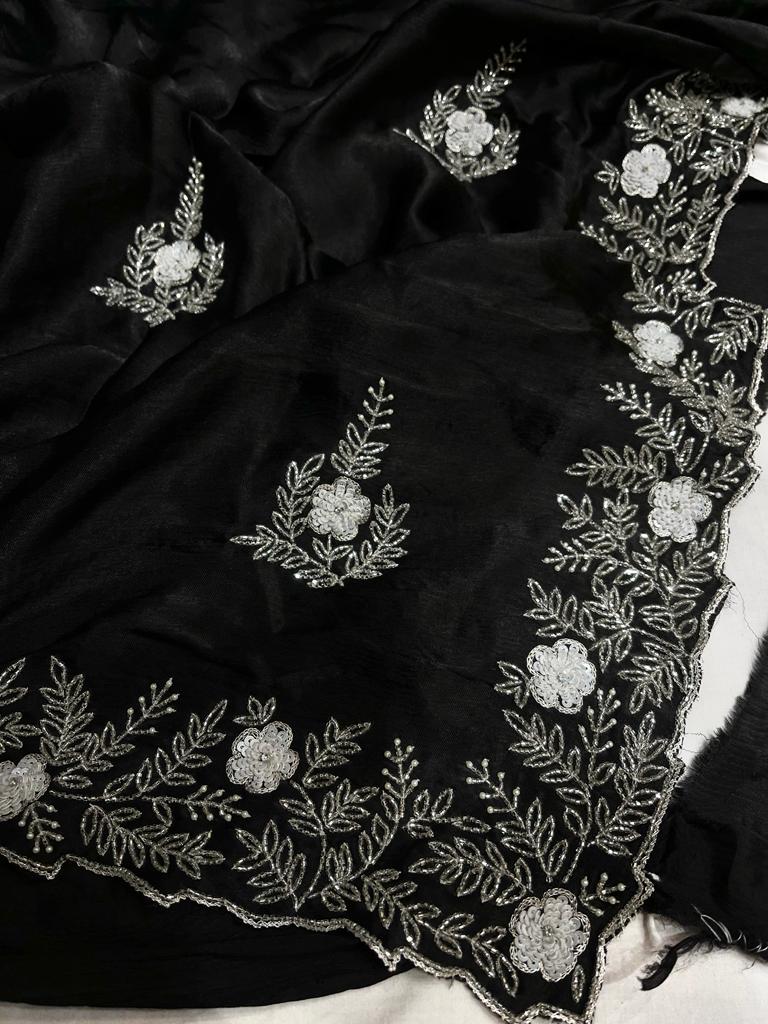 Avisha katdana sequence saree - Saffronfashionindia