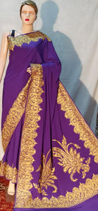 Shagufa embroidery saree