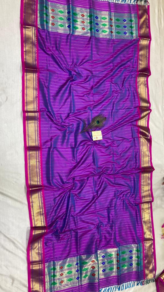 Paithani inspired dupatta - Saffronfashionindia