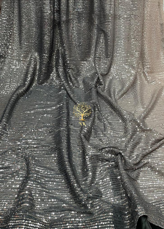 Shaded sequence styled saree - Saffronfashionindia