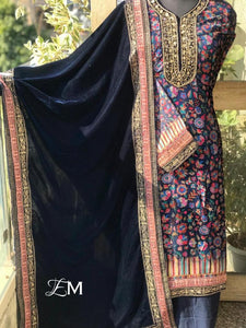 Velvet Indian salwar suit