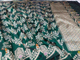 Emerald bridal Katan exclusive saree
