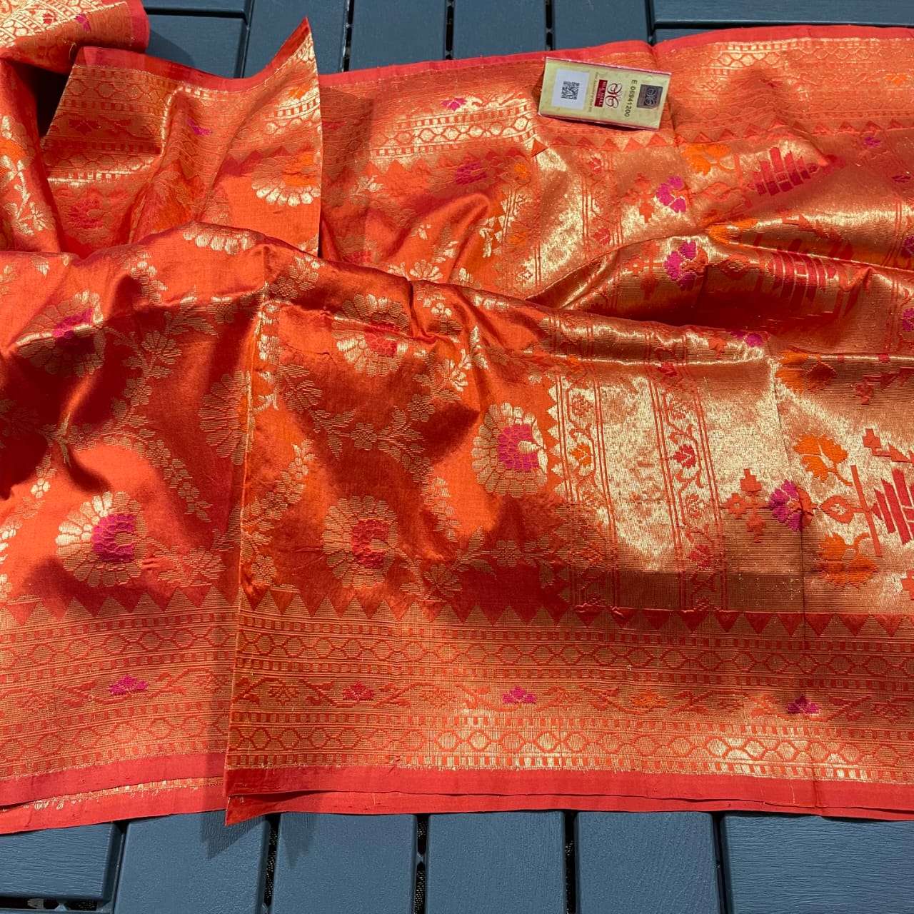 Banarsi antique zari dupatta - Saffronfashionindia