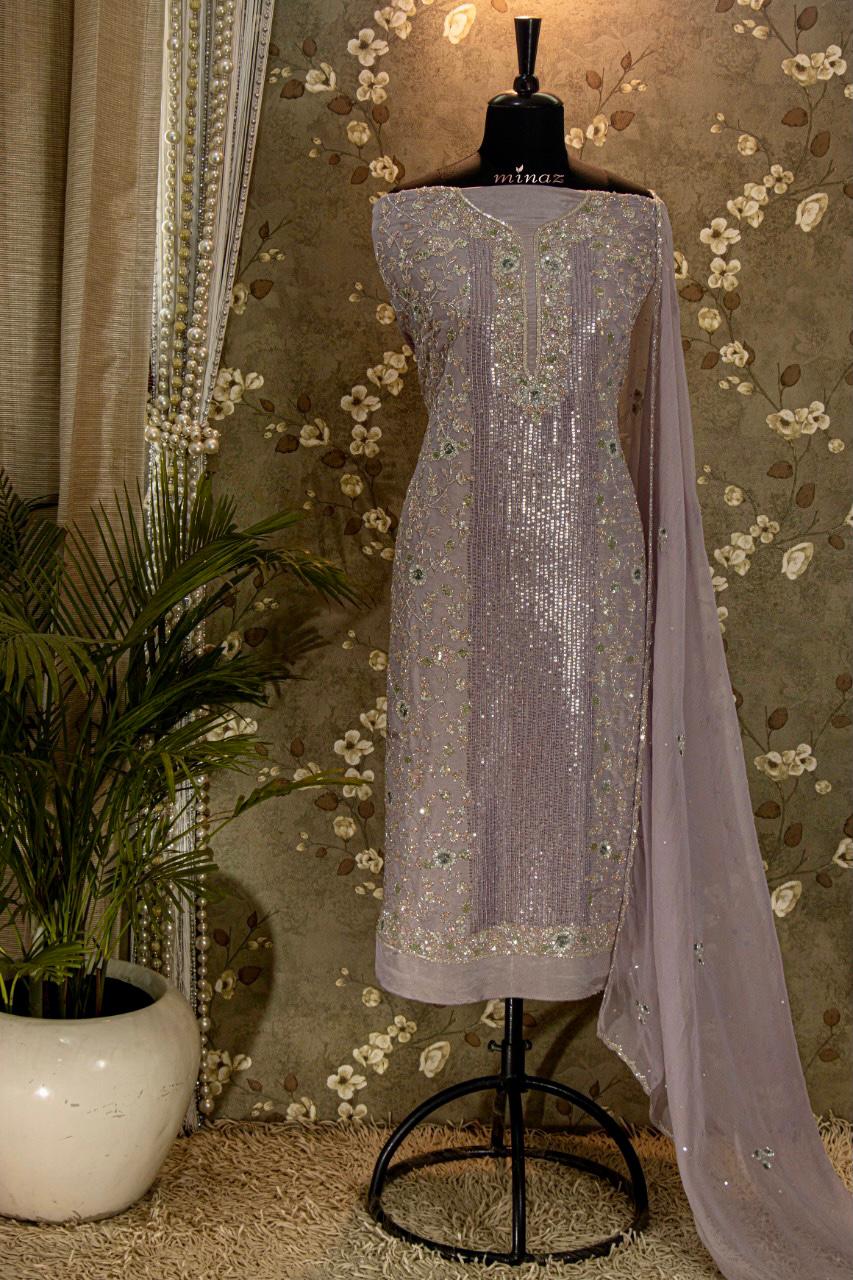 Buy Eid Tissue Stone Work Bollywood Dresses Online for Women in USA