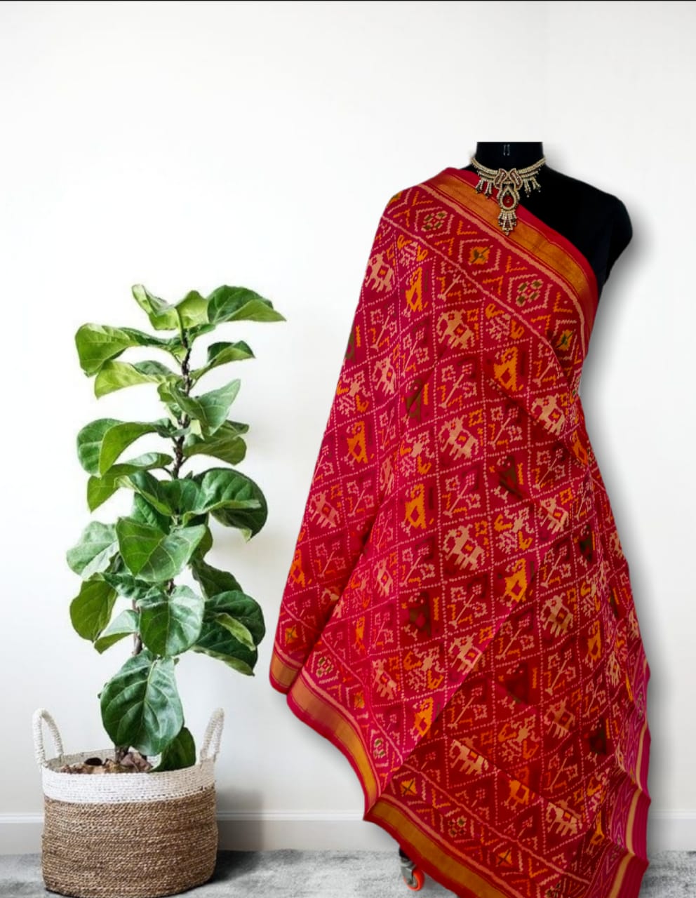 Patola dupatta - Saffronfashionindia