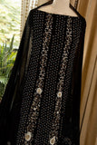 Black naqshi embroidery suit