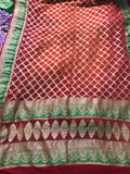 Bandhej neemjari gorgette dupatta