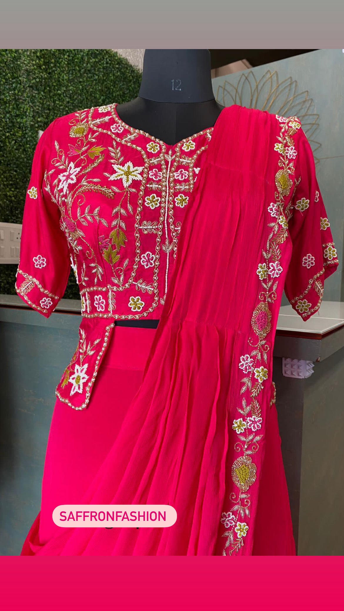 Rubina indowestern dress - Saffronfashionindia