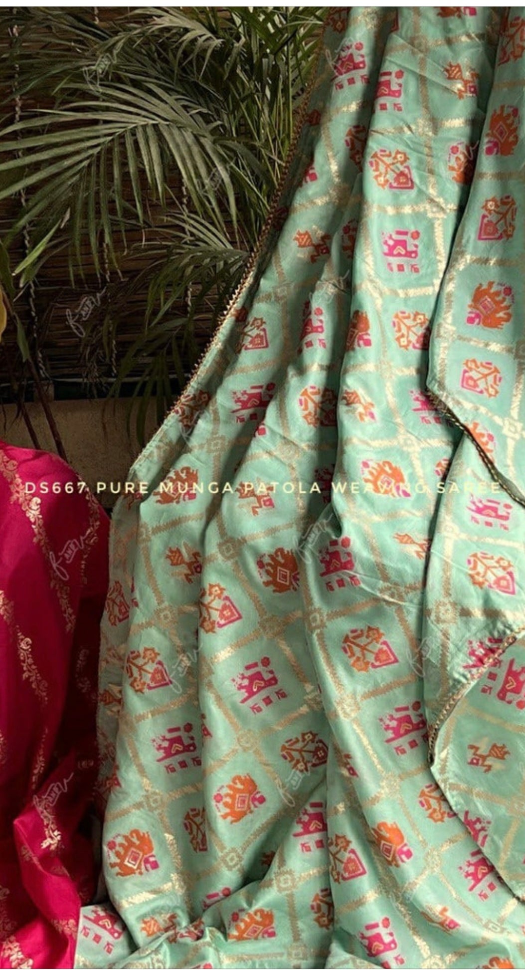 Executive saree/Munga saree/Indian sari - Saffronfashionindia