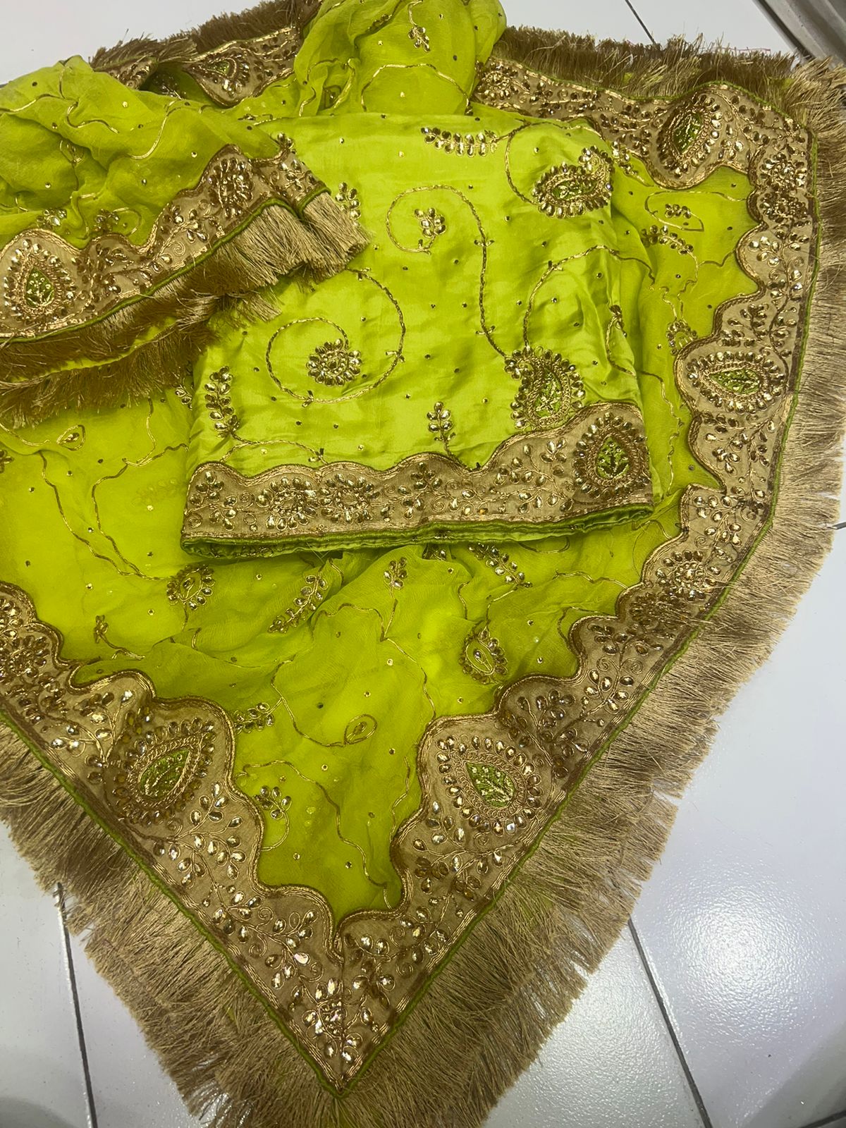 Punisha unstitched salwar suit - Saffronfashionindia