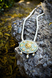 Pivani Pearl Meenakari necklace set