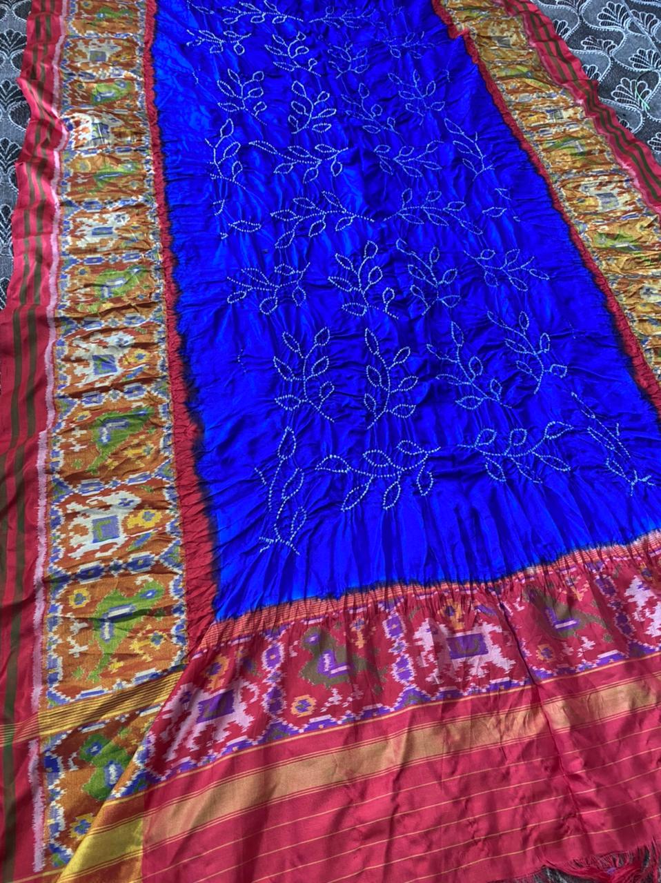 Bandhani Patola dupatta - Saffronfashionindia