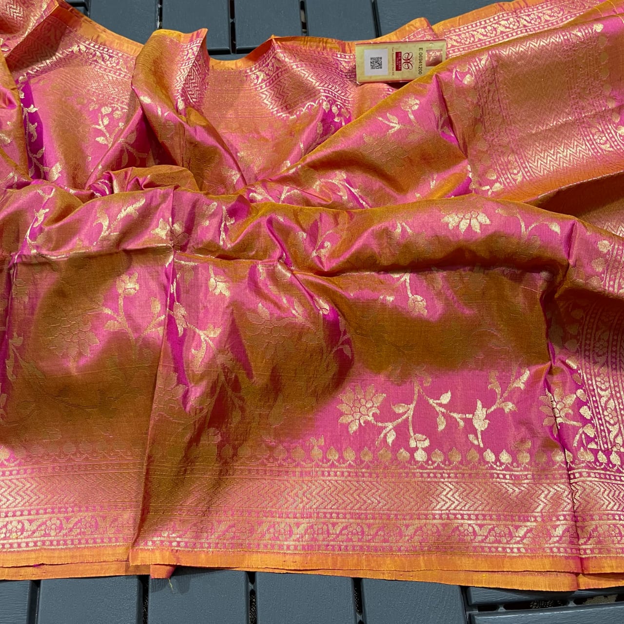 Banarsi antique zari dupatta - Saffronfashionindia