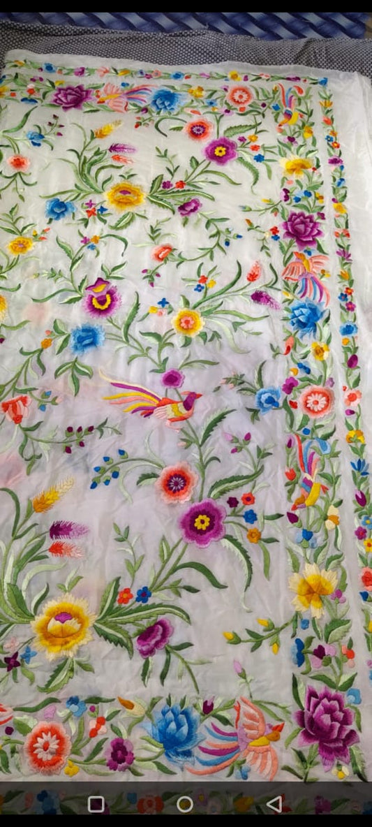 Raanibahar Parsi saree Saffron fashion