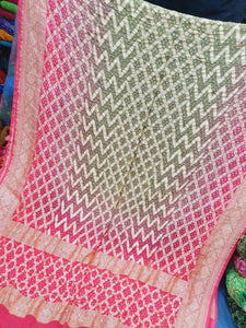 Rimili gorgette dupatta/bandhej dupatta