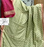 Lehariya inspired banarsi saree