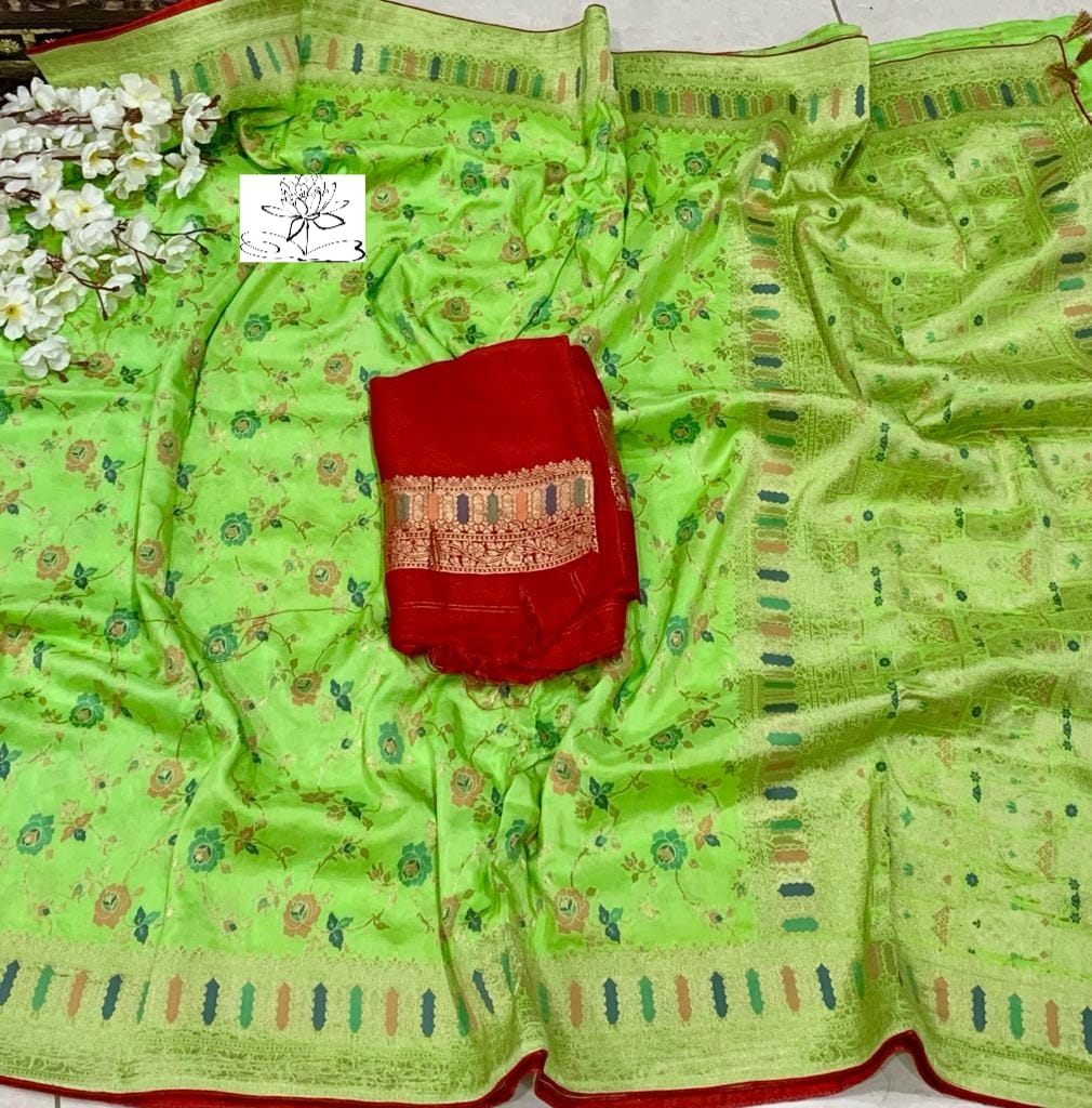 Anesha banarsi saree - Saffronfashionindia