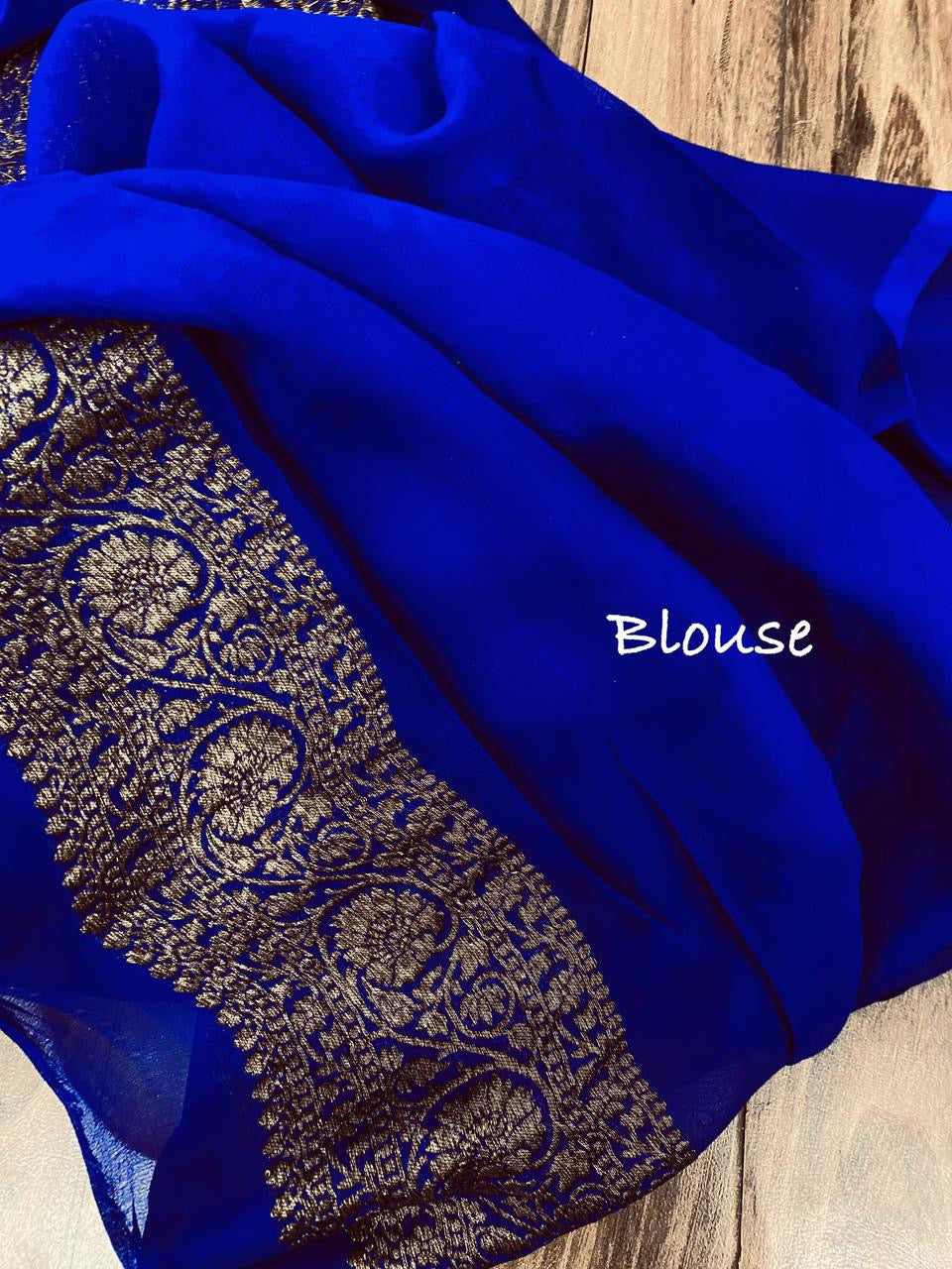 Antique zari banarsi saree - Saffronfashionindia