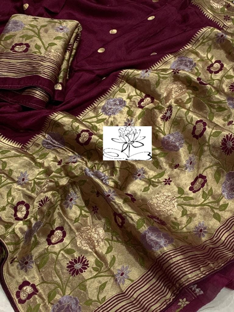 Banarsi bridal saree - Saffronfashionindia