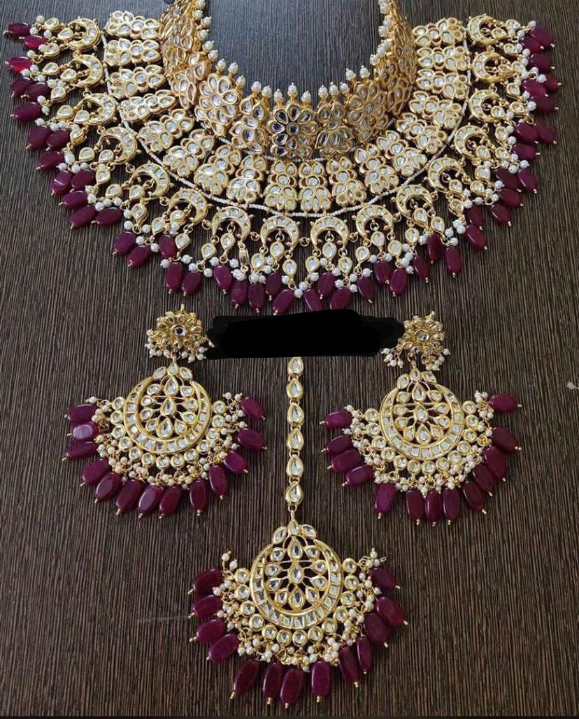 Rehaana choker set - Saffronfashionindia