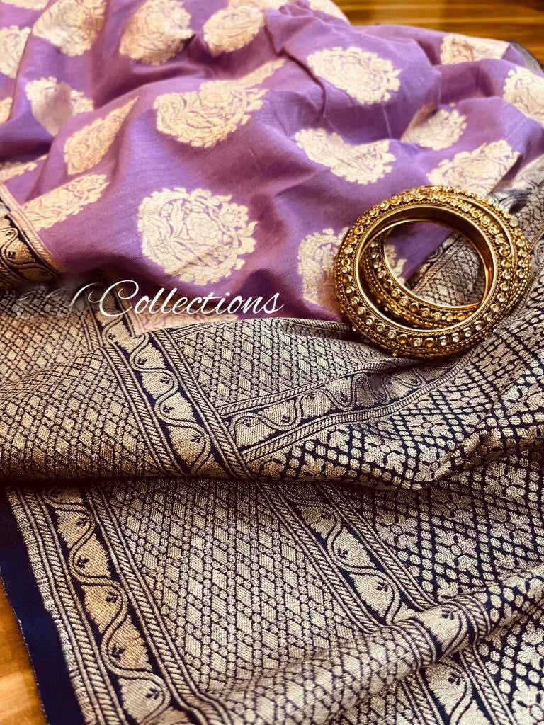 Anishka banarsi weaved saree - Saffronfashionindia