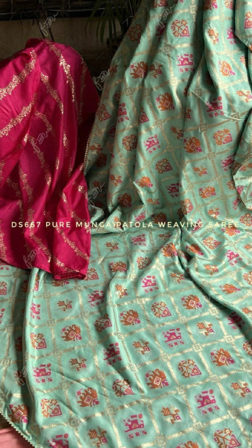 Executive saree/Munga saree/Indian sari - Saffronfashionindia