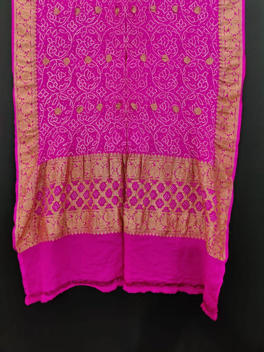 Kinisha bandhani dupatta - Saffronfashionindia