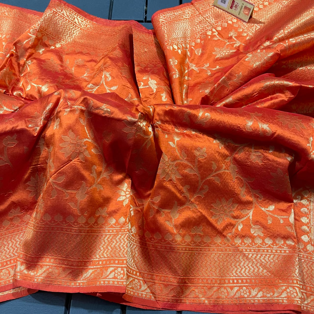 Banarsi antique zari dupatta - Saffronfashionindia