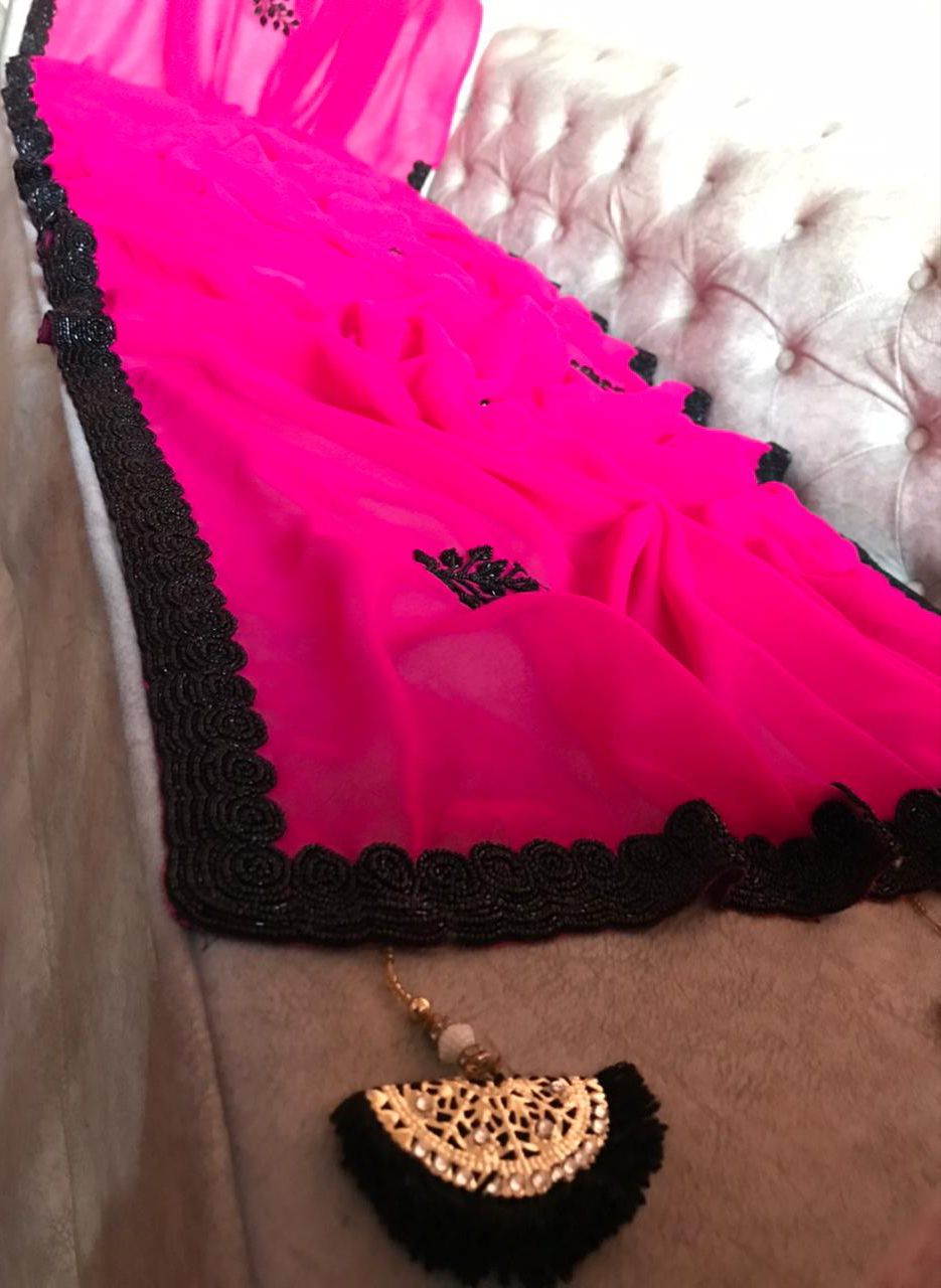 Swag designer saree - Saffronfashionindia