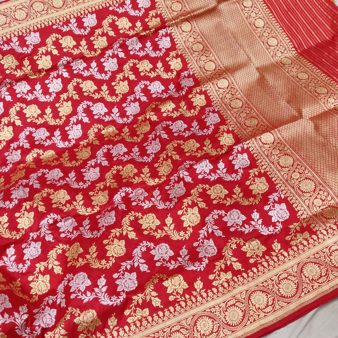 Dulhan inspired Katan dupatta - Saffronfashionindia
