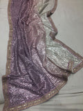 Sequins partywear saree