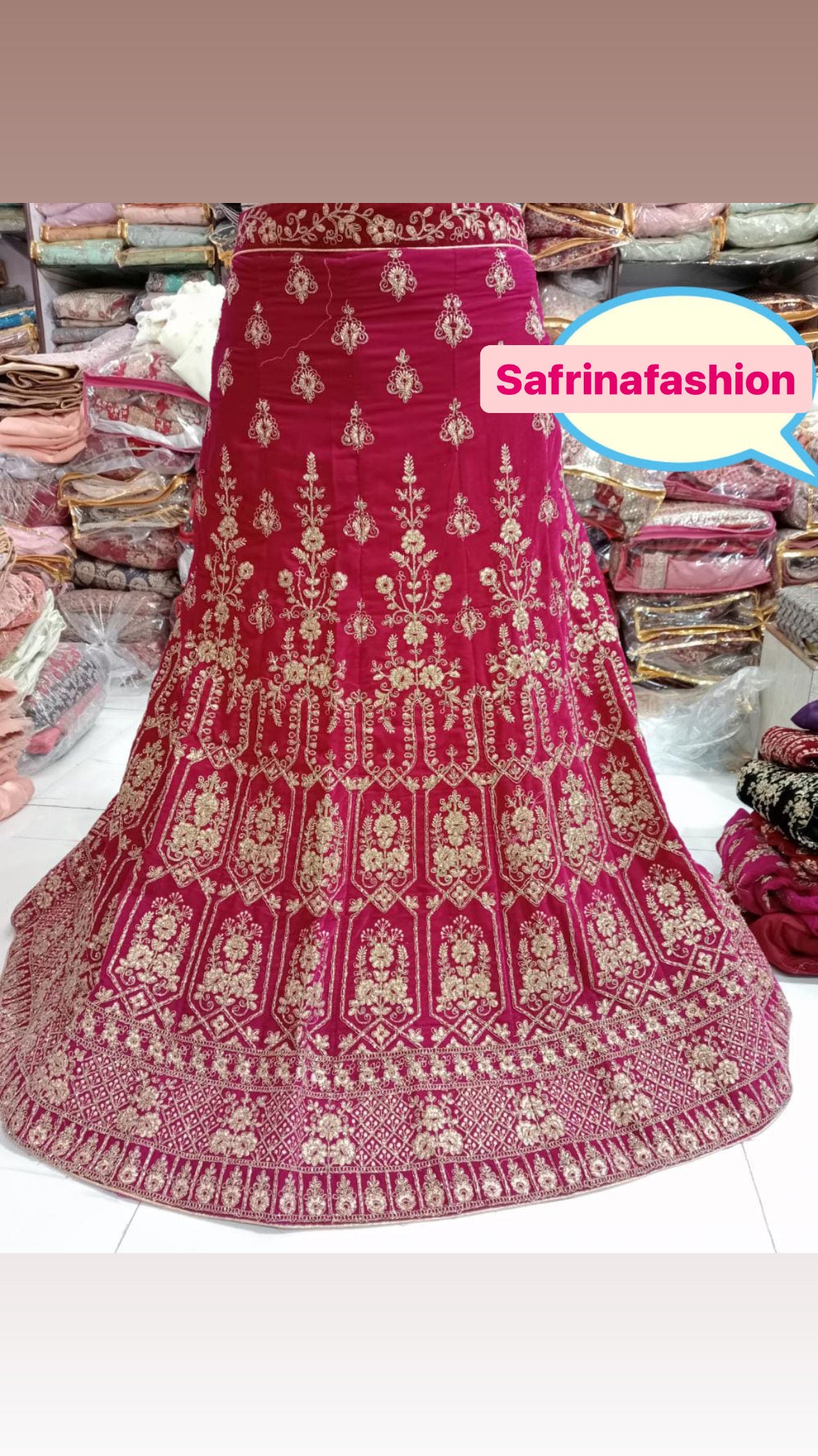 Nausheen bridal lehangas - Saffronfashionindia
