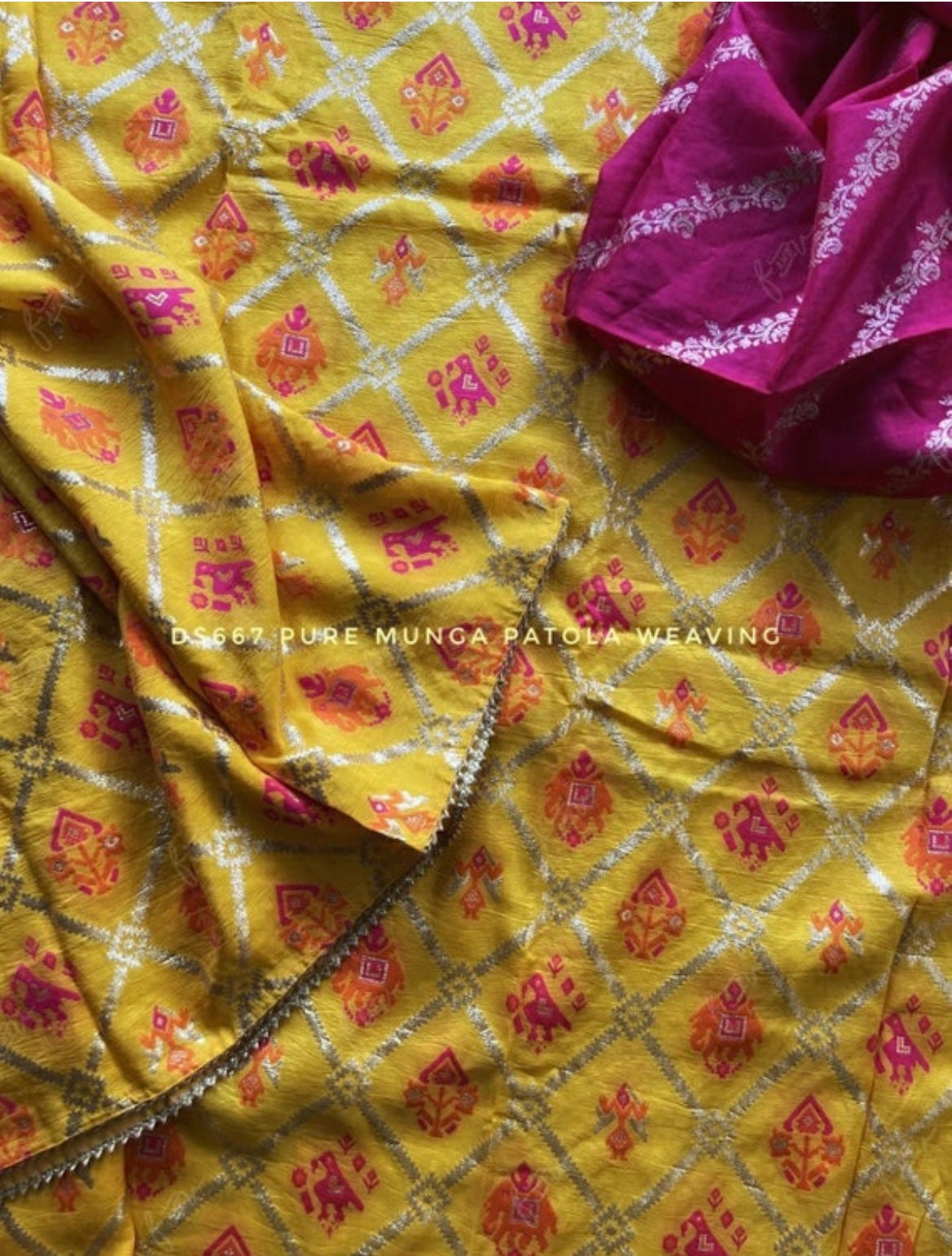 Executive saree/Munga saree/Indian sari - Saffronfashionindia