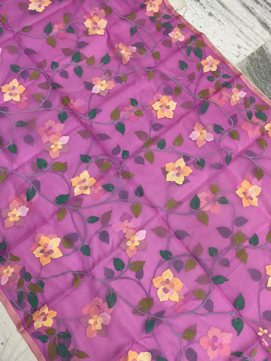 Onisha jamdani saree - Saffronfashionindia