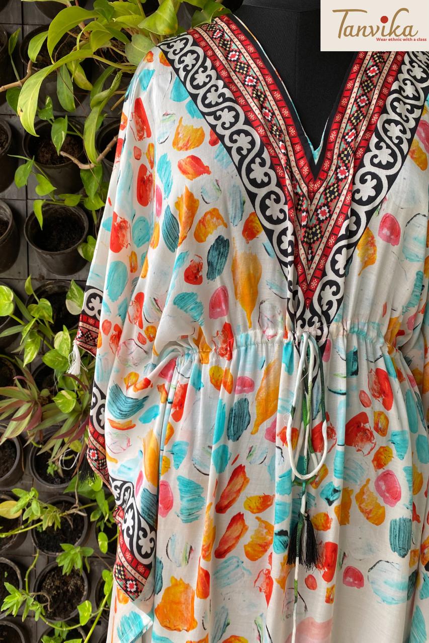 Boho kaftan - Saffronfashionindia