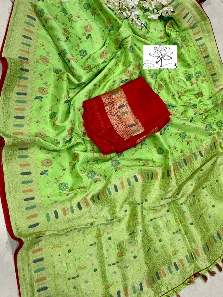 Anesha banarsi saree - Saffronfashionindia