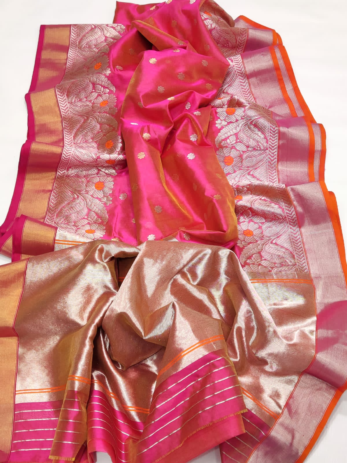 Ashvi Chanderi saree - Saffronfashionindia