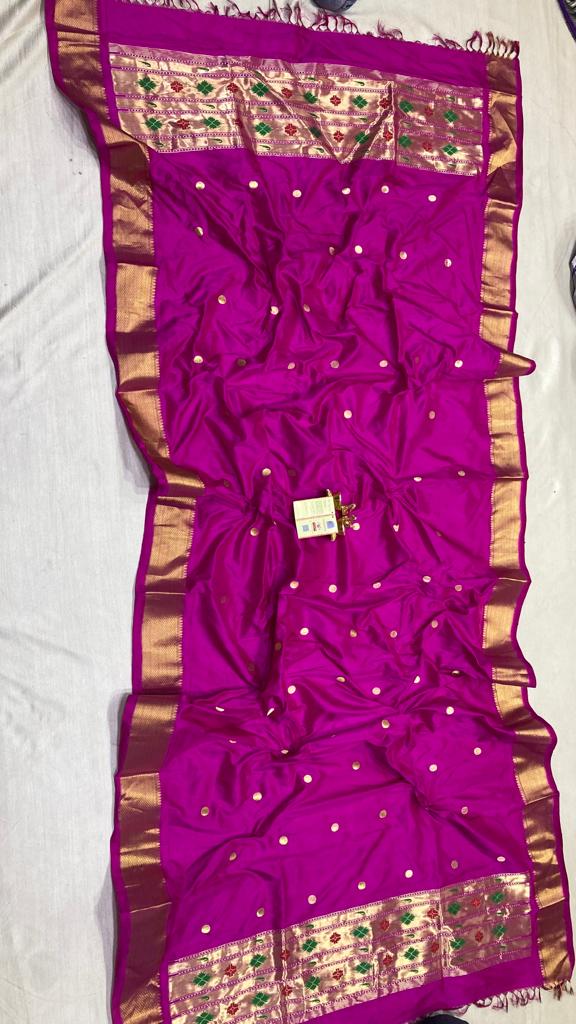 Paithani inspired dupatta - Saffronfashionindia