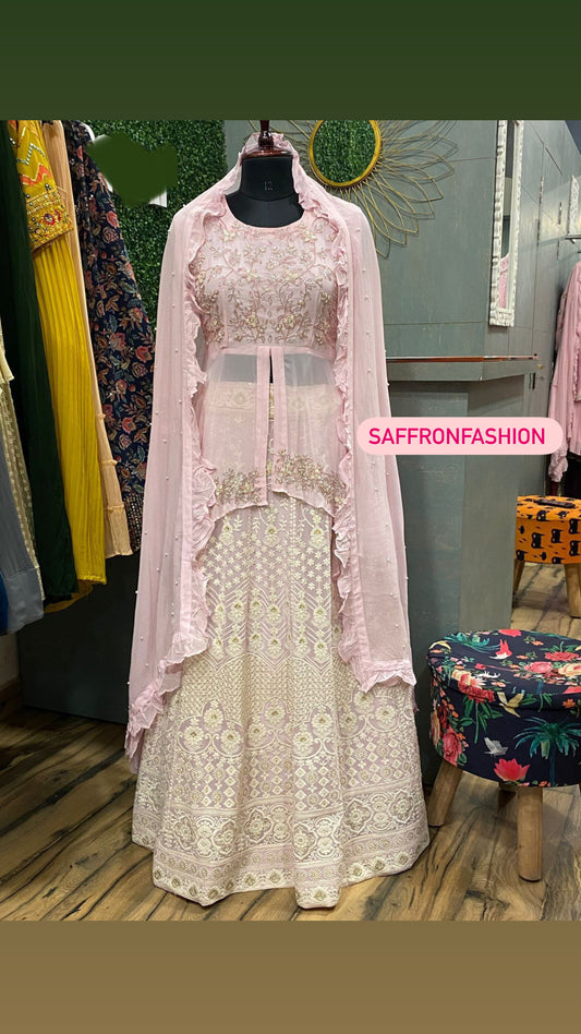 Kabika mermaid inspired gown - Saffronfashionindia