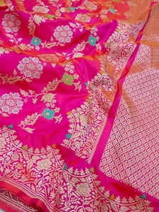 Rupashi Katan handwoven saree