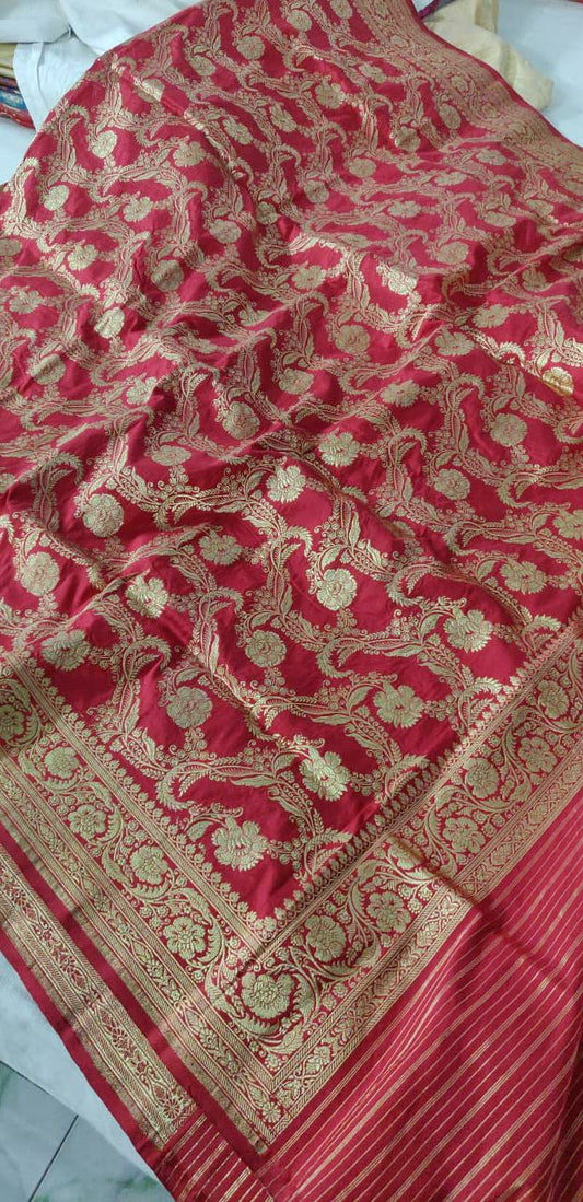 Jangla inspired Katan dupatta/banarsi dupatta/ - Saffronfashionindia