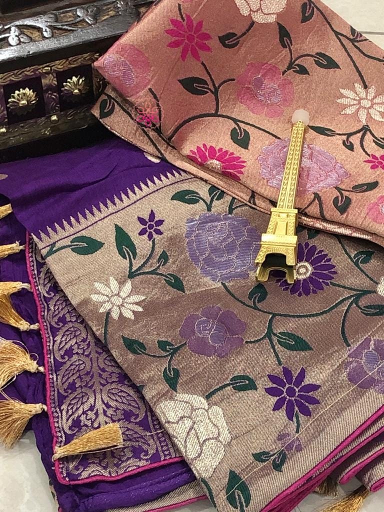 Banarsi bridal saree - Saffronfashionindia