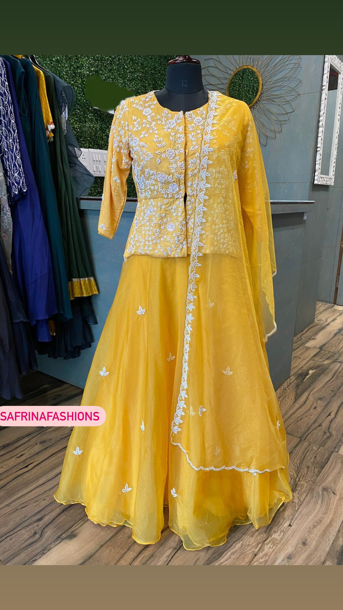 Dolashi peplum indowestern dress - Saffronfashionindia