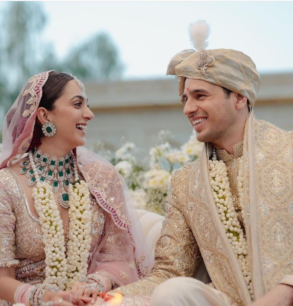 Kiara inspired bridal necklace set - Saffronfashionindia