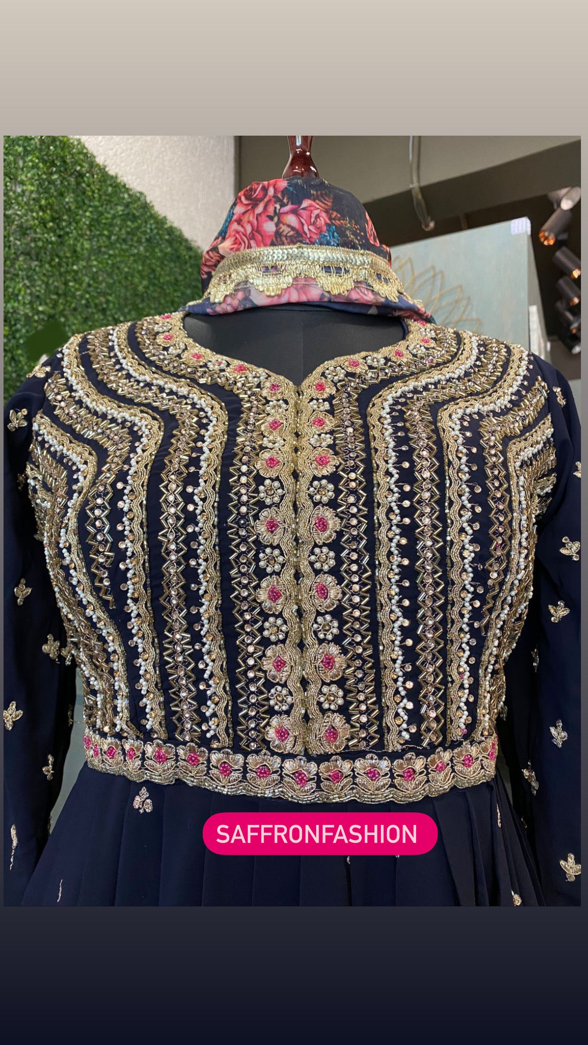 Goriam peplum dress - Saffronfashionindia